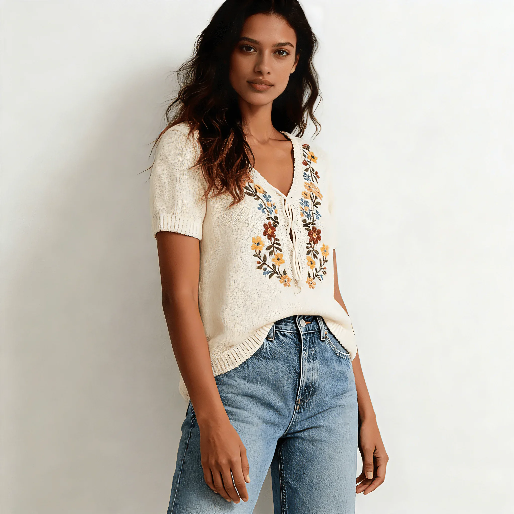 Flower Print Sweater 3