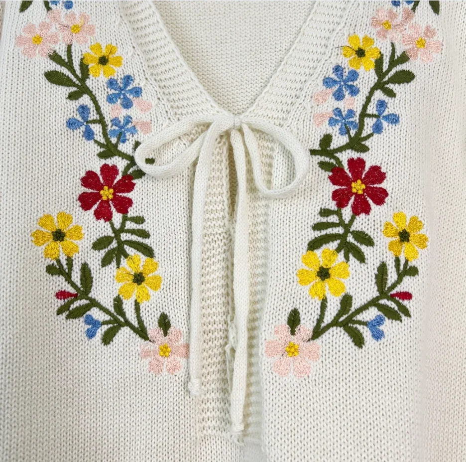 Flower Print Sweater 4