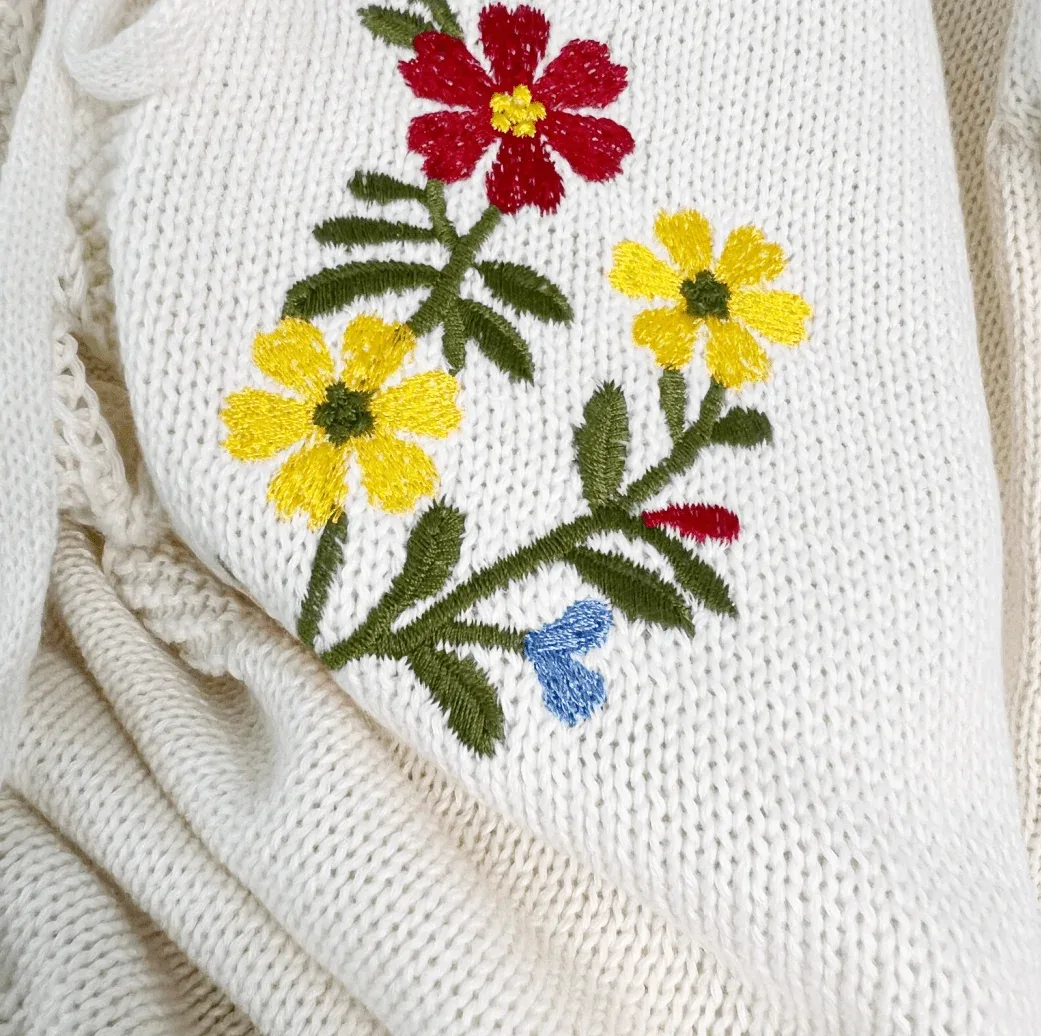 Flower Print Sweater 5