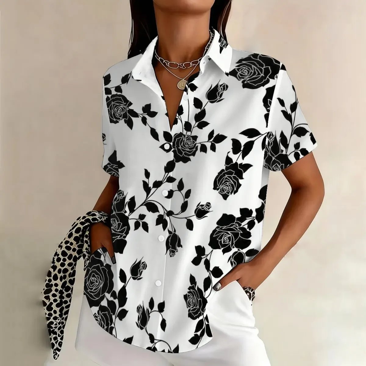 Bluse Seidensticker Schwarze Rose 1