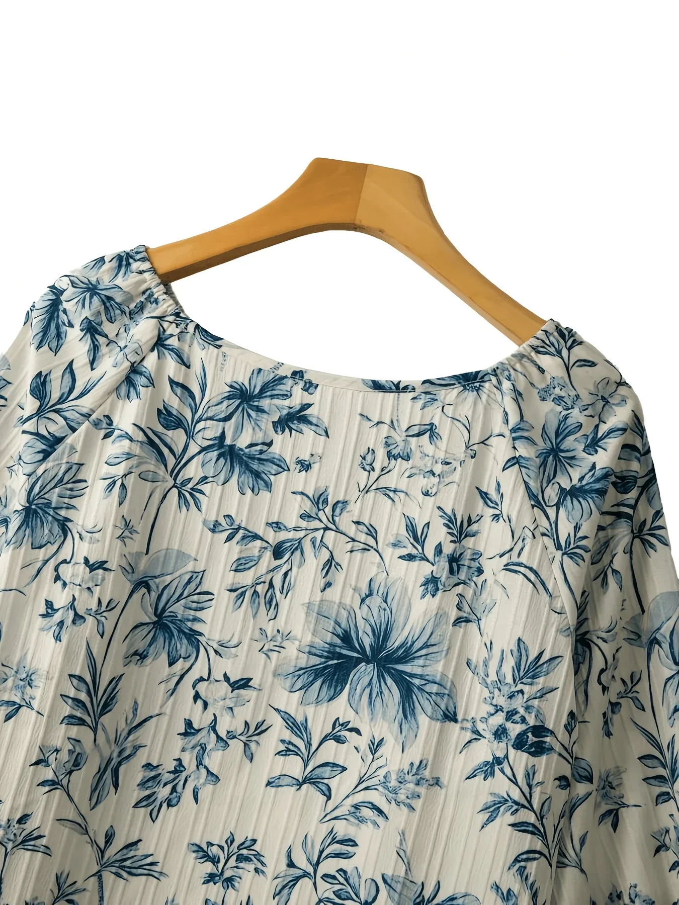 Bluse Mit Streifen Und Blumen 4
