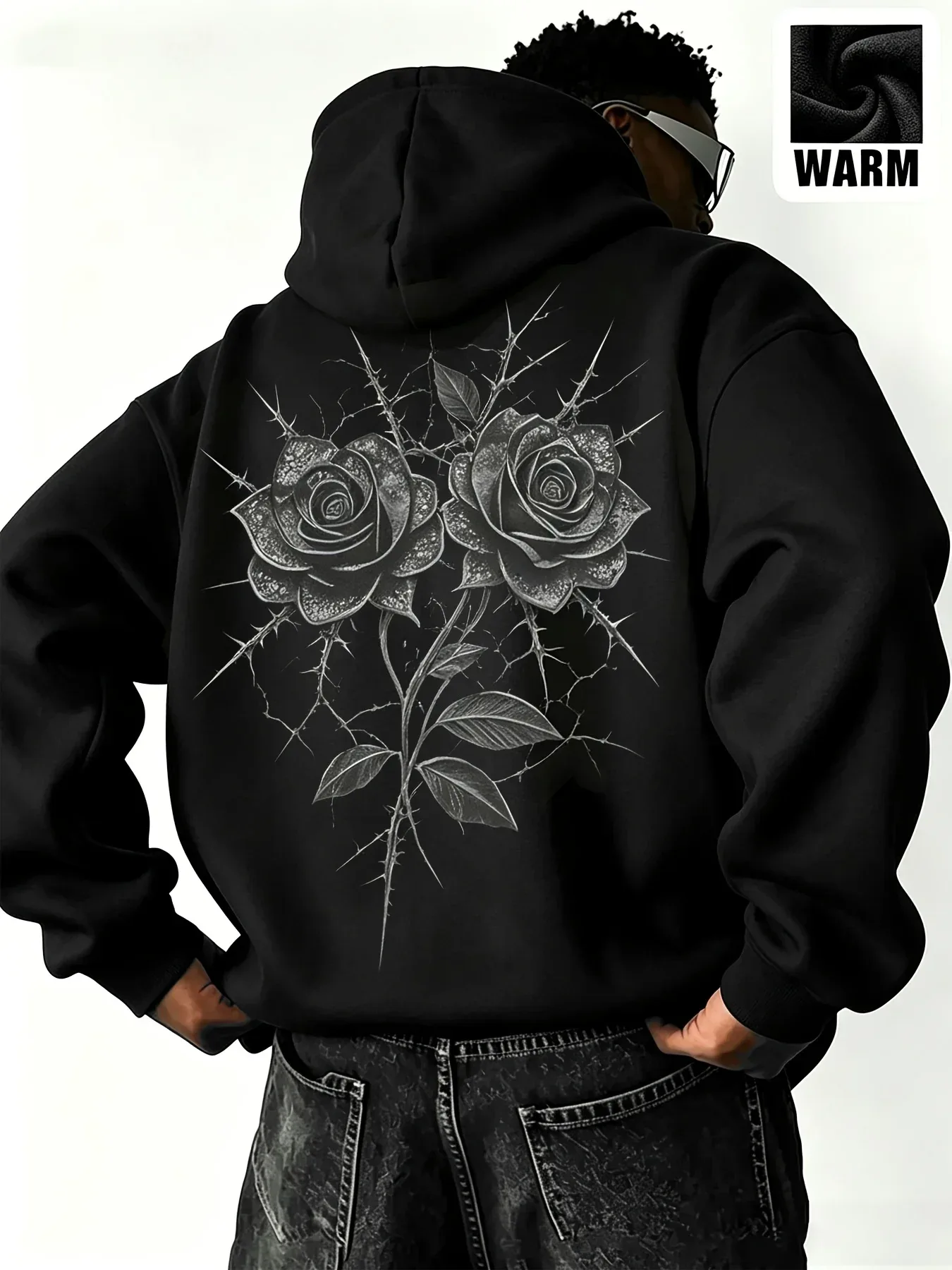 Rose Hoodie Mens 1
