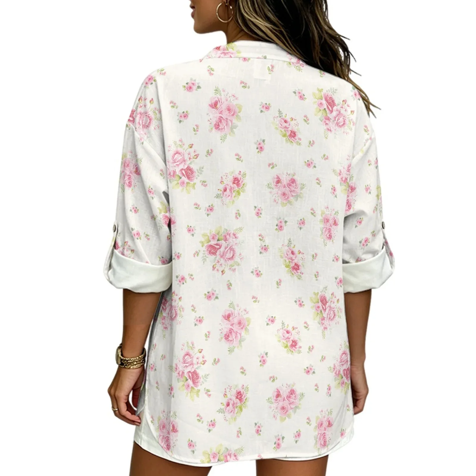 Chelsea Rose Bluse Leinen 3
