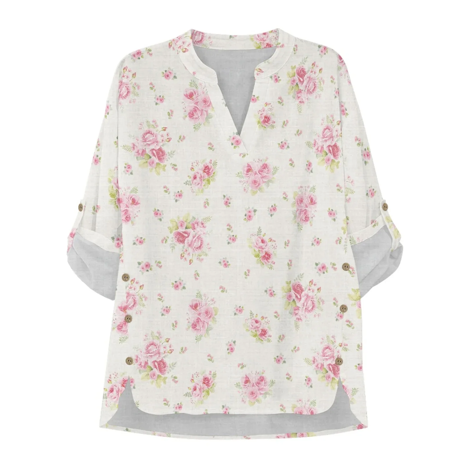 Chelsea Rose Bluse Leinen 4