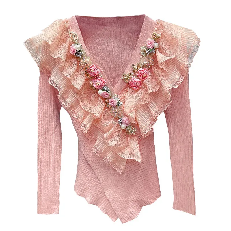 Flower Printed Sweater 2