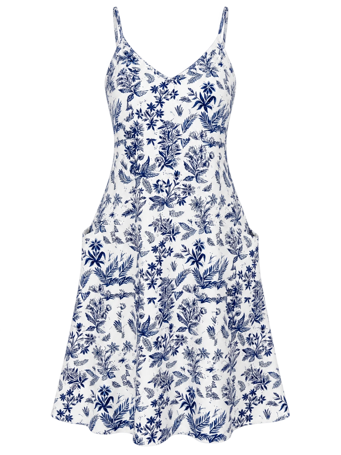 Blue Floral Dress