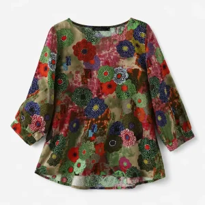 Floral Blouse Cotton 1