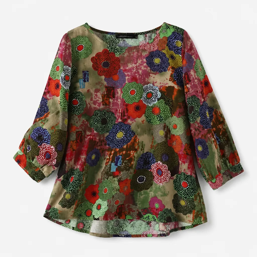 Floral Blouse Cotton 1