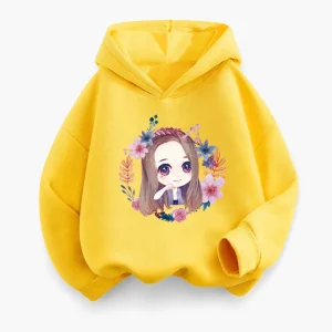 Flower Pattern Hoodie 1