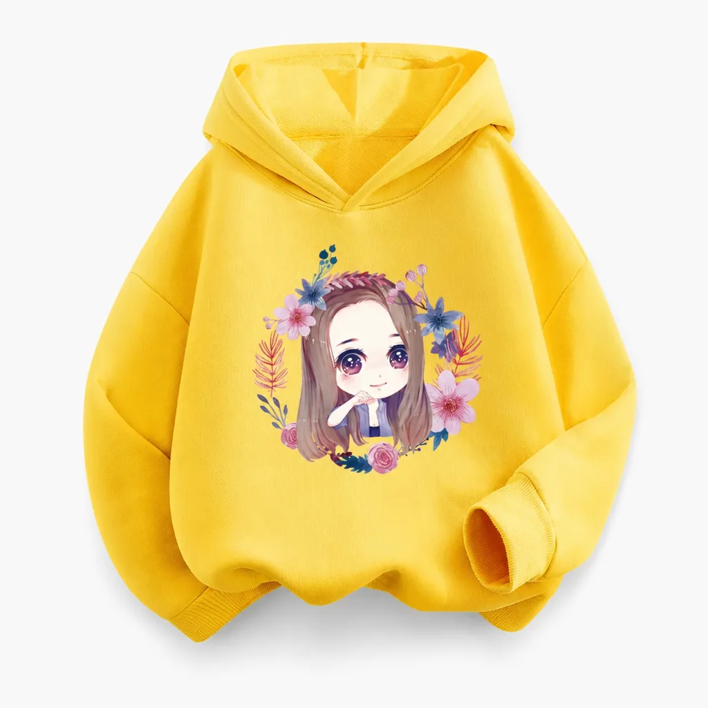 Flower Pattern Hoodie 1