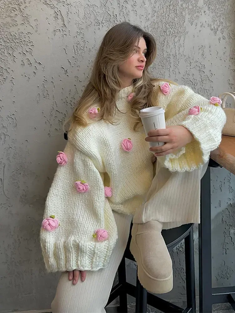 Harvest Flower Sweater Ravelry 2