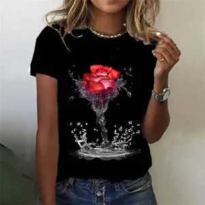 Bluse Mit Rosen Logo 1