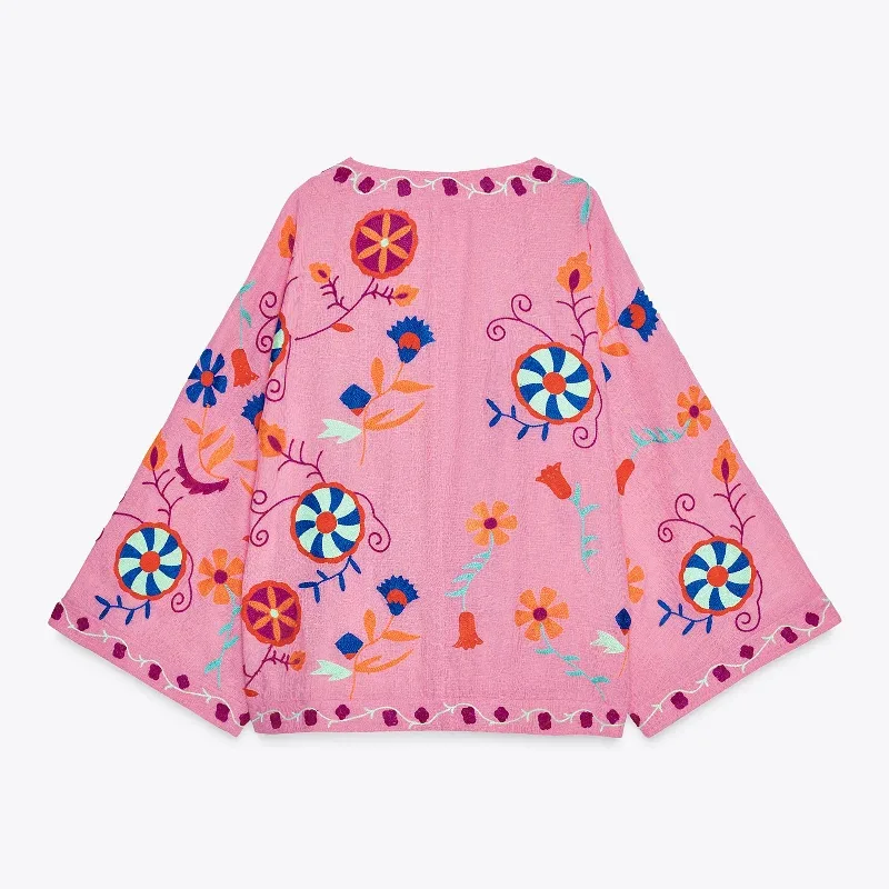 Flower Embroidered Jacket 6
