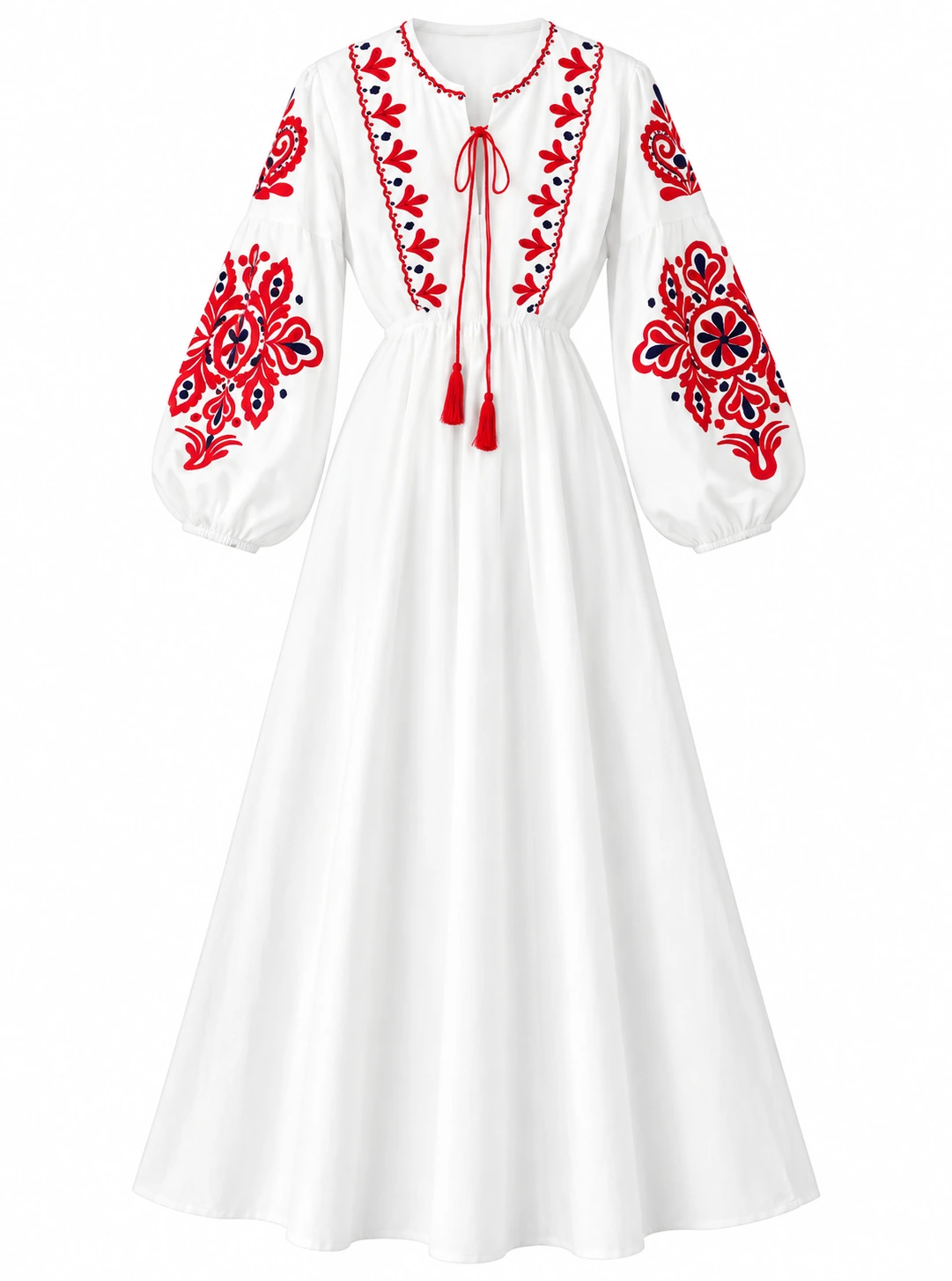 Dresses With Floral Applique
