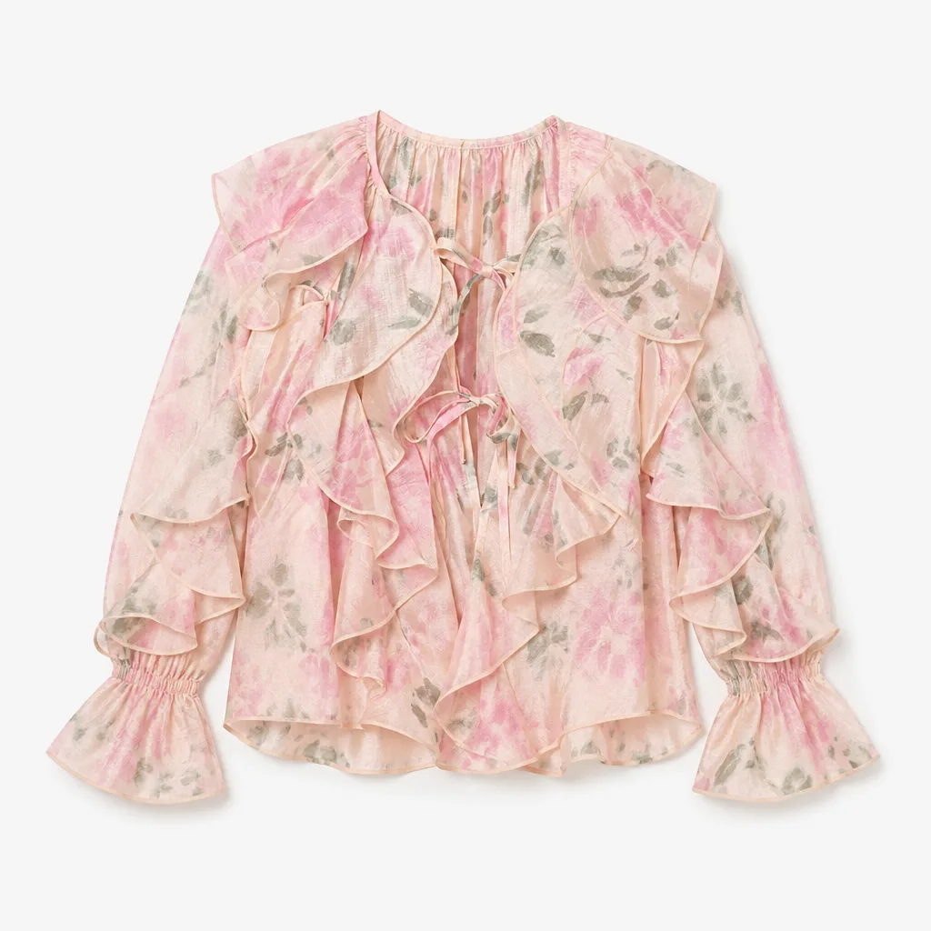 Floral Frill Blouse 1