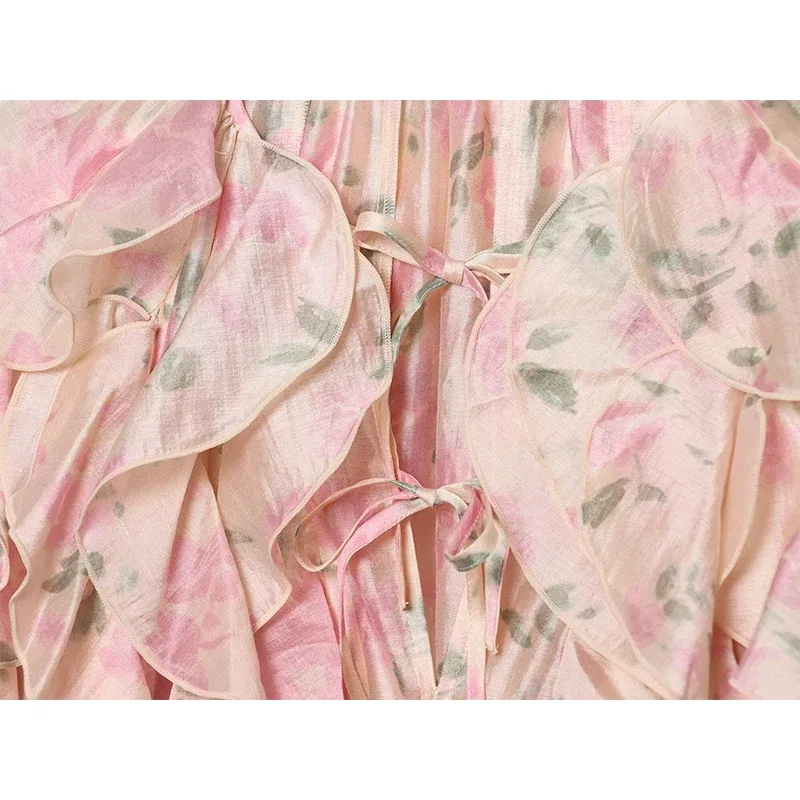 Floral Frill Blouse 4