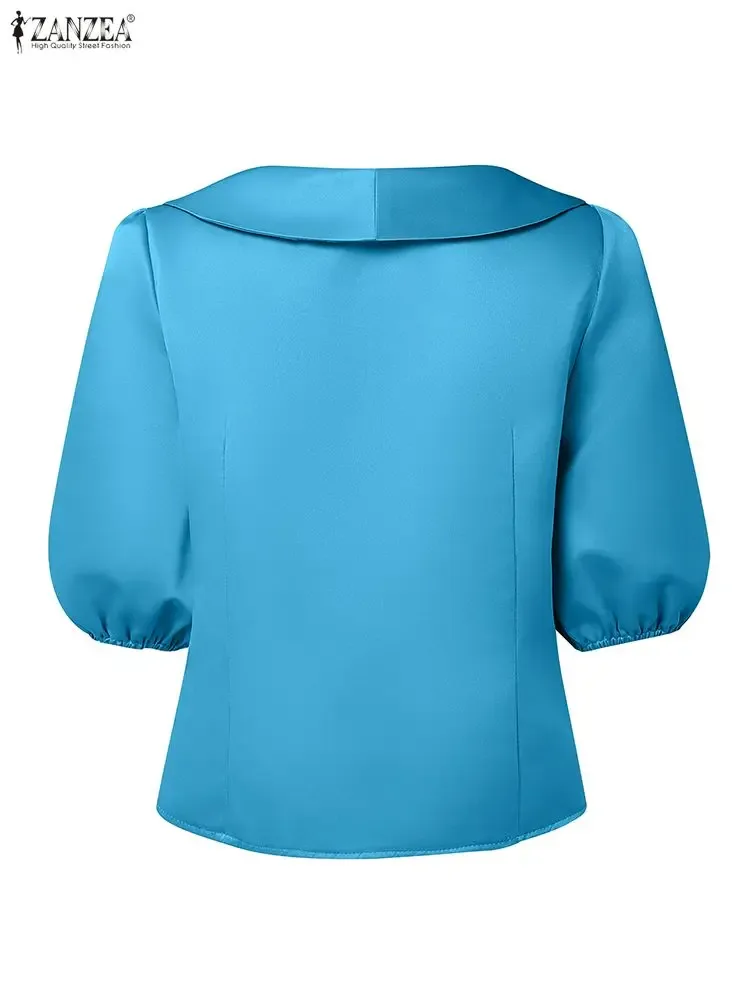 Blumen Bluse Kurzarm 3