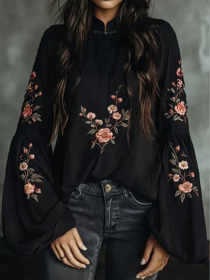 Floral Flowy Blouse 1