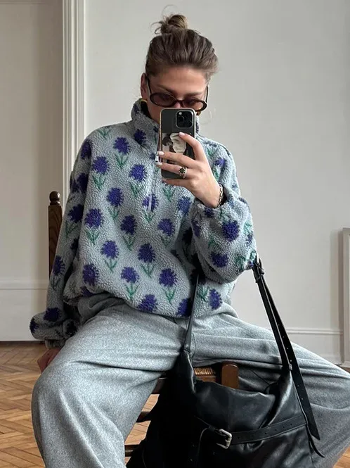 Floral Teddy Jacket 2