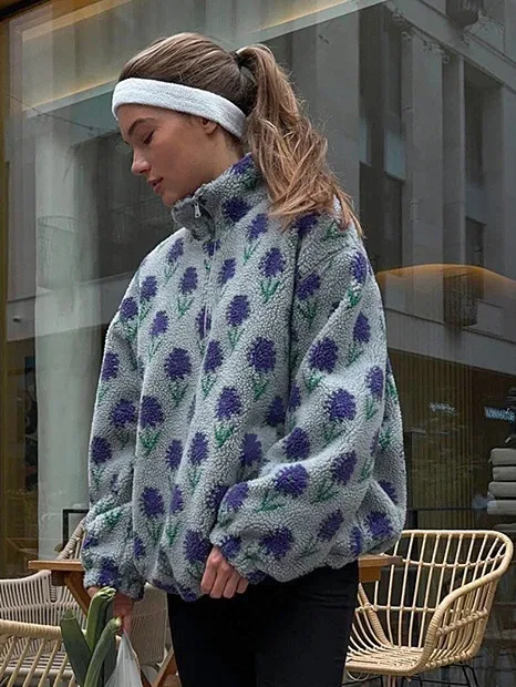Floral Teddy Jacket 4
