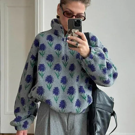 Floral Teddy Jacket 6