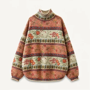 Vintage Flower Sweater 1