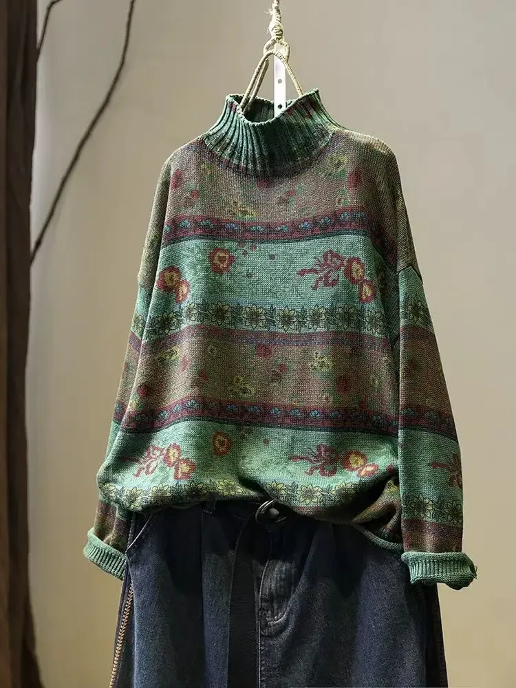 Vintage Flower Sweater 10