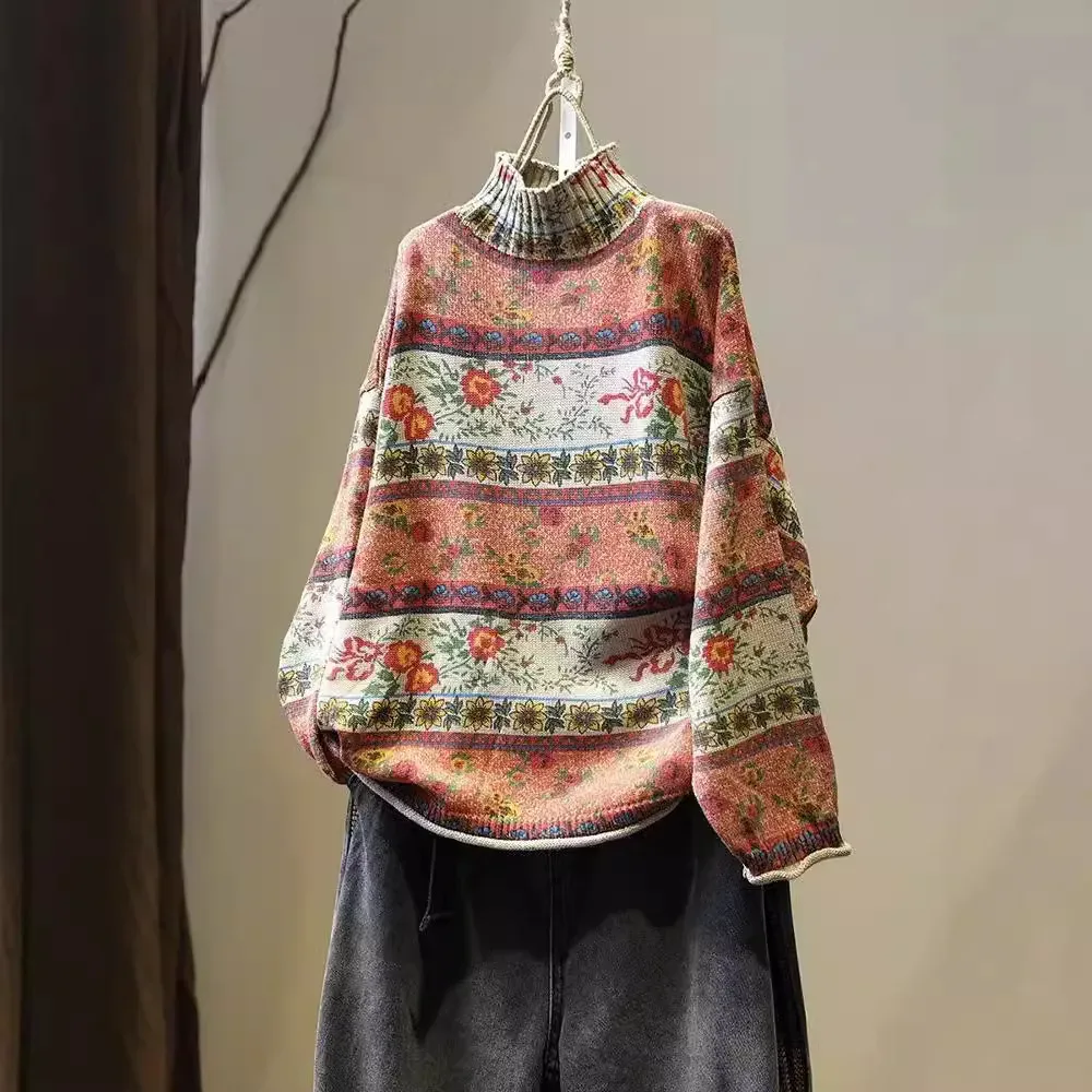 Vintage Flower Sweater 2