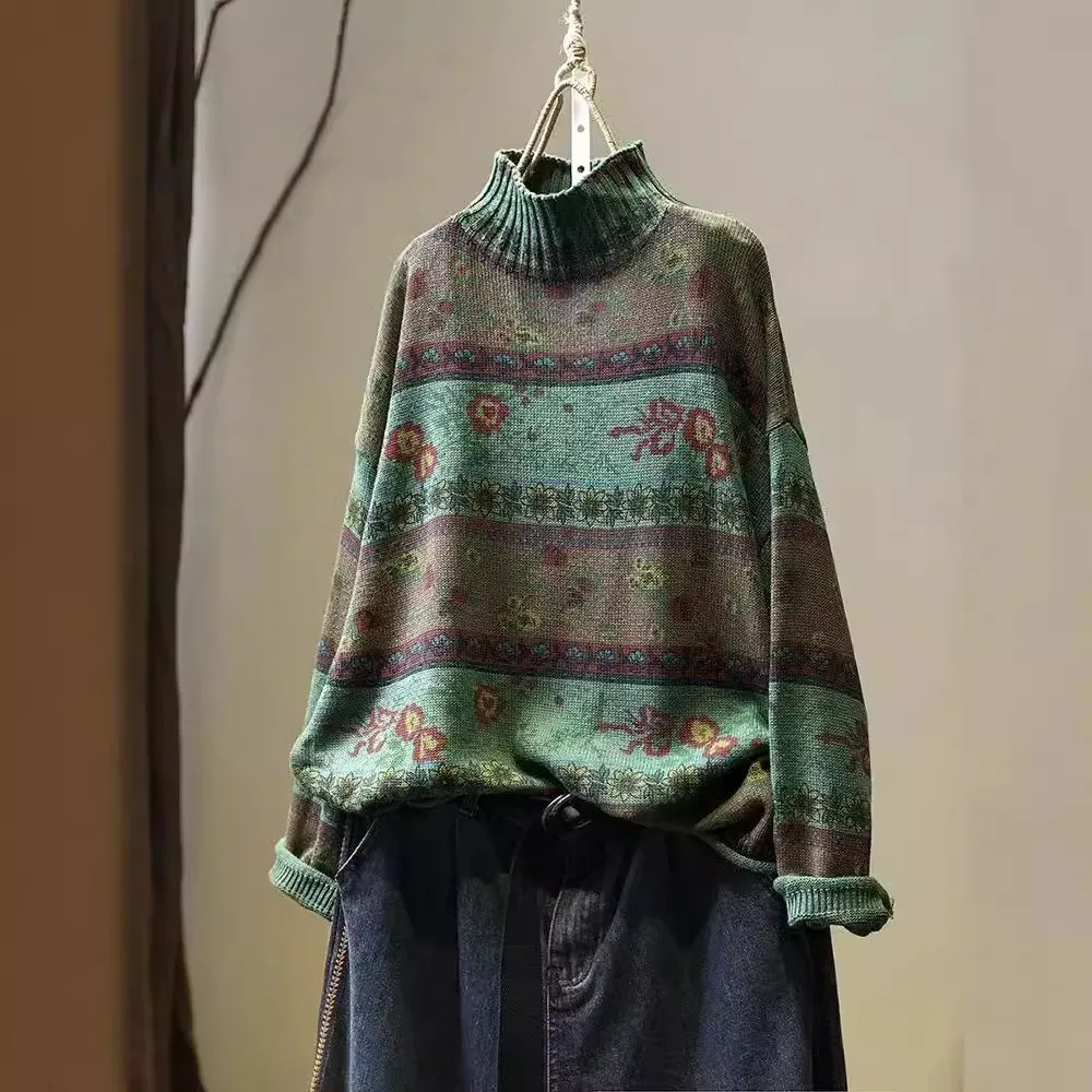 Vintage Flower Sweater 3