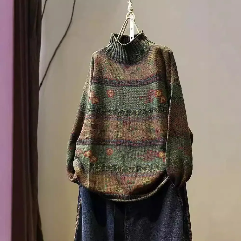 Vintage Flower Sweater 4