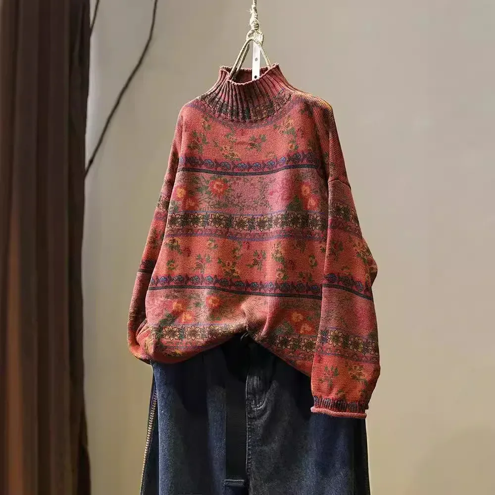 Vintage Flower Sweater 5