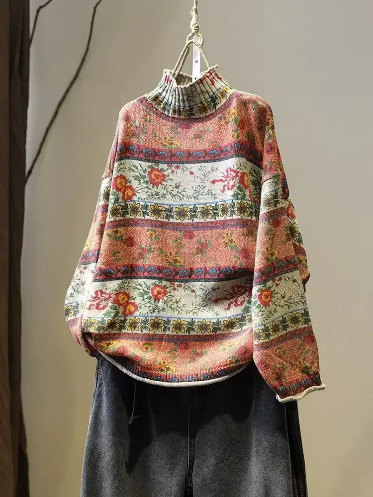 Vintage Flower Sweater 7