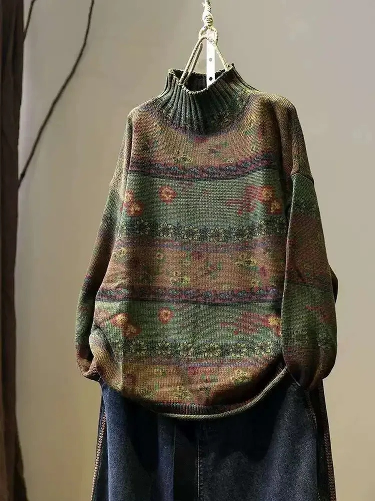 Vintage Flower Sweater 9
