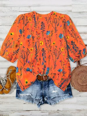 Seidensticker Bluse Blumen 1