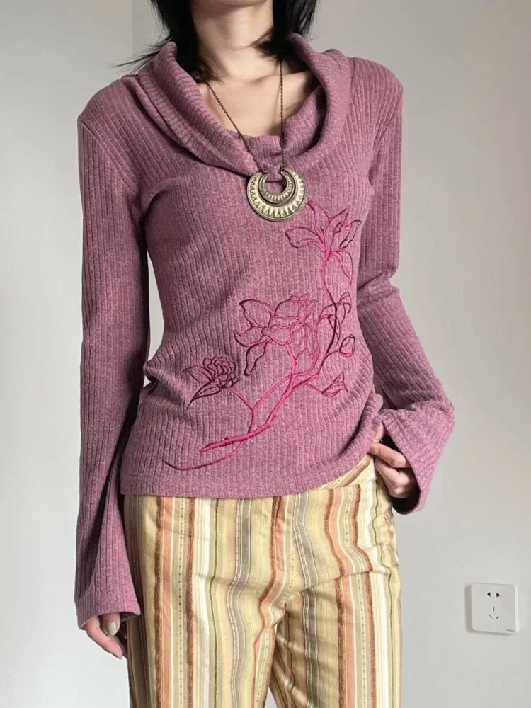 Purple Flower Sweater 2