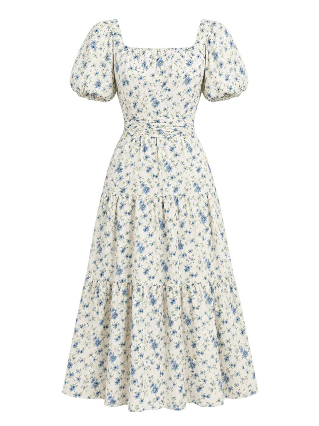 Kleid Mit Floralem Muster