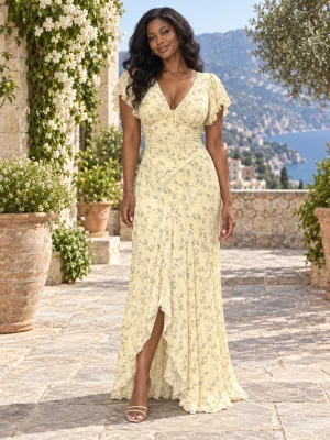Romantisches Blumenkleid