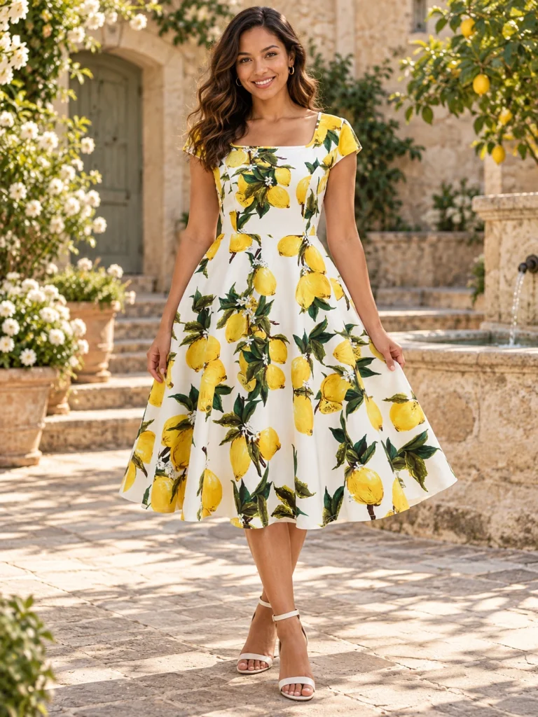 Yellow Flower Dress