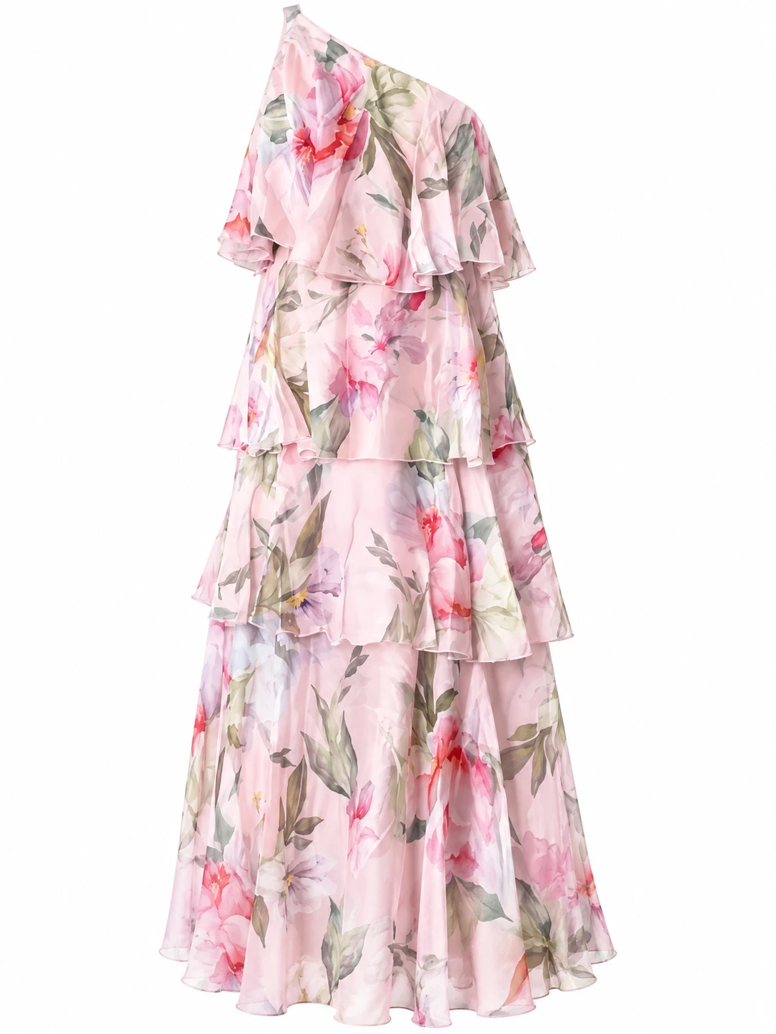 Pink Flower Summer Dress