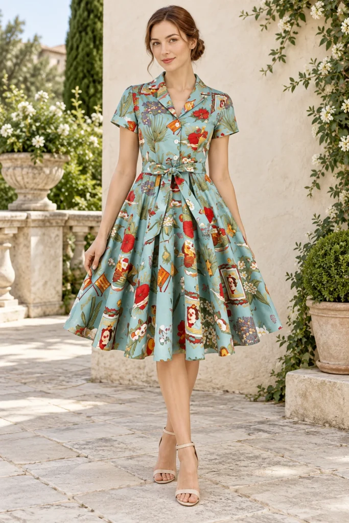 50s Floral Dresses