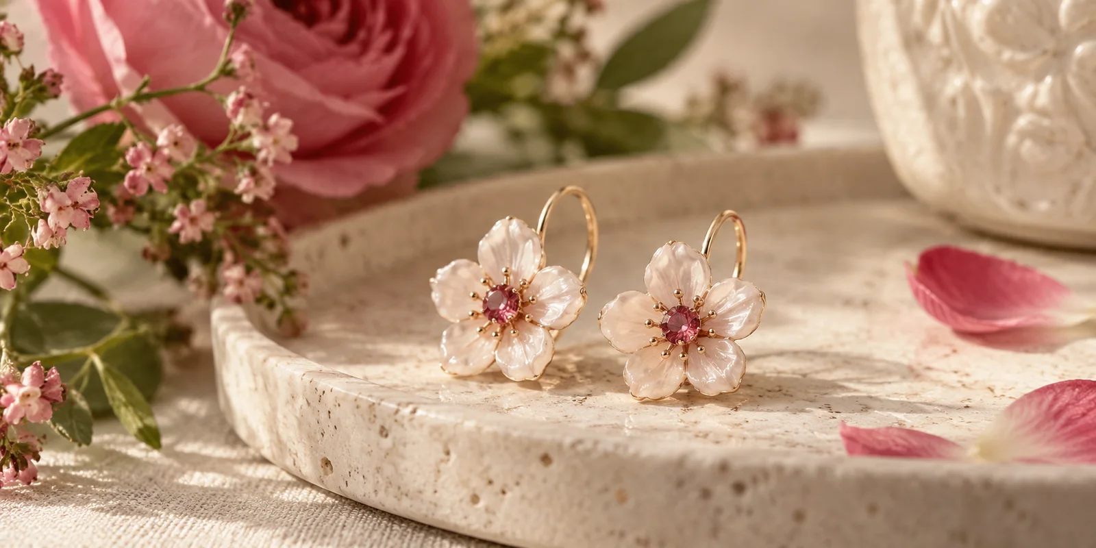 Blumen Ohrringe